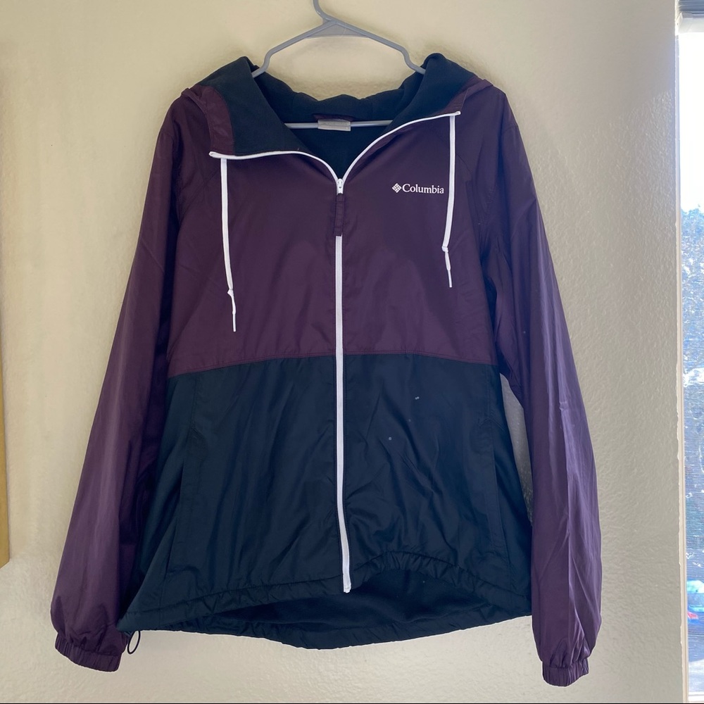 Columbia fleece lined jacket